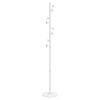 vidaXL Coat Stand White 176 cm Powder-coated Iron