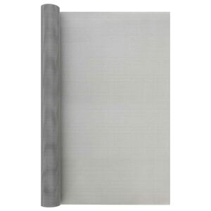 vidaXL Mesh Screen 80 x 500 cm 30 Mesh Stainless Steel 201 Silver