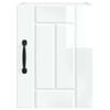 vidaXL Dishwasher Panel Lucca 2 pcs High Gloss White 30 x 31 x 40 cm