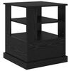 vidaXL Bedside Cabinet Black Oak 50 x 50 x 60 cm Engineered Wood