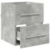 vidaXL Sink cabinet Concrete Grey 38.5 x 41 x 48 cm Engineered Wood