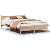 vidaXL Bed Frame without Mattress 150x200 cm King Size Solid Wood Pine