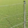 vidaXL Field Fence Grey 0.8 x 10 m Steel