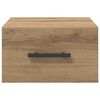 vidaXL Bedside Cabinet Artisan oak 35 x 35 x 20 cm Engineered wood