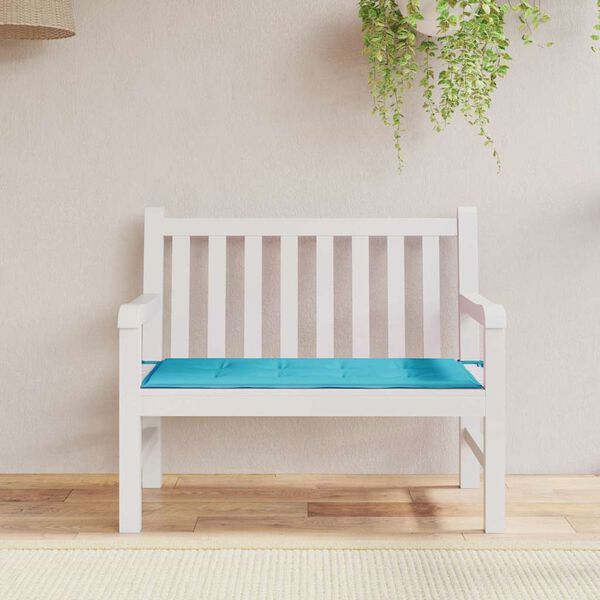 vidaXL Garden Bench Cushion Turquoise 100 x 50 x 4 cm Oxford fabric