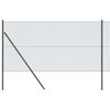 vidaXL Ground Fix Welded Wire Fence 100 x 1 m (W x H) PVC-Coated Steel