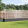 vidaXL Aviary with Extension Silver 1042.5x107x212 cm Steel