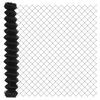 vidaXL Chain Link Fence Grey 10 x 1.6 m Steel