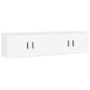 vidaXL Wall-mounted TV Cabinets 2 pcs White 80x34.5x40 cm