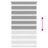 vidaXL Zebra Blind 50 x 100 cm Grey