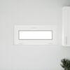 vidaXL Basement Window RISOR 90x40 cm Tilt 2 Glazing White