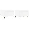 vidaXL Coffee Tables 2 pcs White 50x46x35 cm Engineered Wood