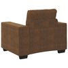 vidaXL Sofa Chair with Cushion Brown [Faux leather and Wood]