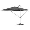 vidaXL Umbrella Anthracite 351 x 250 x 253 cm Polyester and Aluminium