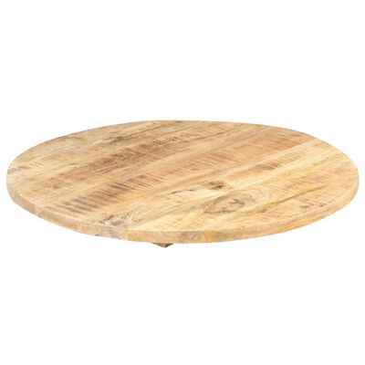 vidaXL Table Top Solid Mango Wood Round 25-27 mm 40 cm