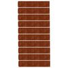 vidaXL Lawn Edgings 10 pcs 20x103 cm Flexible Corten steel