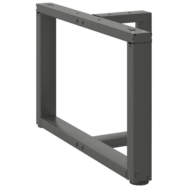 vidaXL Coffee Table Legs T-Shaped&nbsp;2 pcs Anthracite 60x25x(42-43) cm Steel