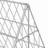 vidaXL Rabbit Cage Silver 110 x 100 x 85 cm Galvanised Steel