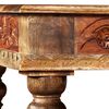 vidaXL Coffee Table Solid Mango Acacia Wood 110x60x38 cm