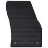 vidaXL Car Mat 4 pcs Black suitable for &Scaron;koda KODIAQ 2017-2023 Rubber