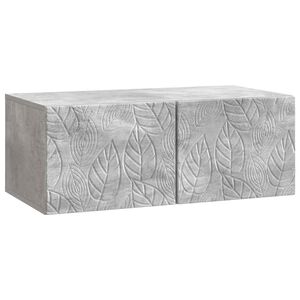 vidaXL Wall-Mounted TV Cabinet 59.5 x 41 x 30 cm Concrete Grey