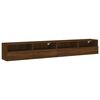 vidaXL TV Wall Cabinets 2 pcs Brown Oak 100x30x30 cm Engineered Wood