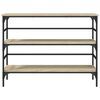 vidaXL Console Table Sonoma Oak 100x32x75 cm Engineered Wood