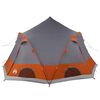 vidaXL Dome Tent with Roof Grey and Orange 505 x 450 x 248 cm
