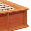 vidaXL Bed Frame Wax Brown 120 x 200 cm Solid Pine Wood