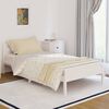 vidaXL Bed Frame without Mattress Solid Wood Pine 100x200cm White