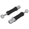vidaXL Cam Lock Screw 2 pcs Silver and Black M6 x 40 mm Metal