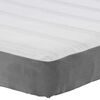 vidaXL Bed Mattress with Mattress Light Grey 140 x 200 cm Fabric