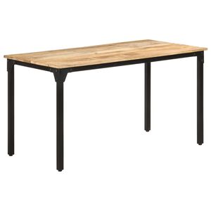 vidaXL Dining Table | Natural wood colour | Rough mango wood | Medium | Durable