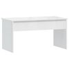 vidaXL Coffee Table High Gloss White 102x50.5x52.5 cm Engineered Wood