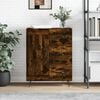 vidaXL Sideboard Smoked Oak 69.5x34x90 cm Engineered Wood