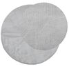 vidaXL Rug IZA Short Pile Scandinavian Look Grey &Oslash; 120 cm
