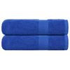 vidaXL Hand Towels "FROGN" 2 pcs Blue 50x100 cm 360 gsm