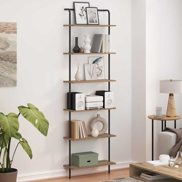 vidaXL Bookshelf Artisan Oak 60 x 24 x 203 cm Engineered wood