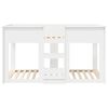vidaXL Bunk Bed for Kids White 90 x 190 cm Engineered Wood