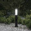 vidaXL Bollard Light with Outlet 50 cm Black IP44