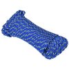 vidaXL Boat Rope Blue 3 mm 250 m Polypropylene