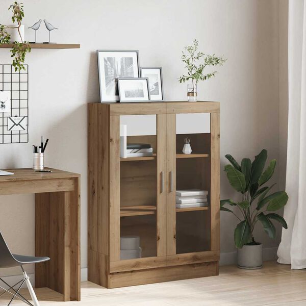 vidaXL Book Cabinet Artisan Oak 82.5x30.5x115 cm Engineered Wood