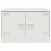 vidaXL Coffee Table White 67x50x44 cm Steel