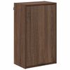 vidaXL Bathroom Cabinet Wall-mounted Brown Oak 39 x 23.5 x 65 cm