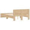 vidaXL Bed Frame without Mattress Sonoma Oak 120x200 cm