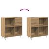 vidaXL Record Cabinet Artisan oak 85 x 38 x 89 cm Engineered Wood