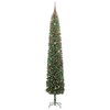 vidaXL Artificial Christmas Tree with 300 LEDs with Stand Green 300 cm