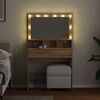 vidaXL Dressing Table Artisan Oak 80 x 41 x 134.5 cm Engineered Wood