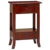 vidaXL Console Table Brown 50 x 29.5 x 76 cm Solid Mahogany Wood