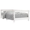 vidaXL Kids Bed Frame White 70x140 cm Solid Wood Pine